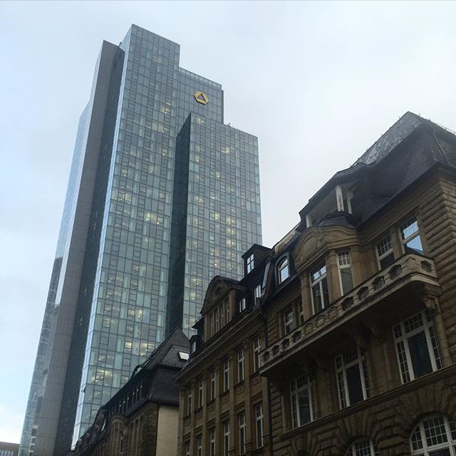 The Old and the Blue #frankfurt #ffm365 #skyline