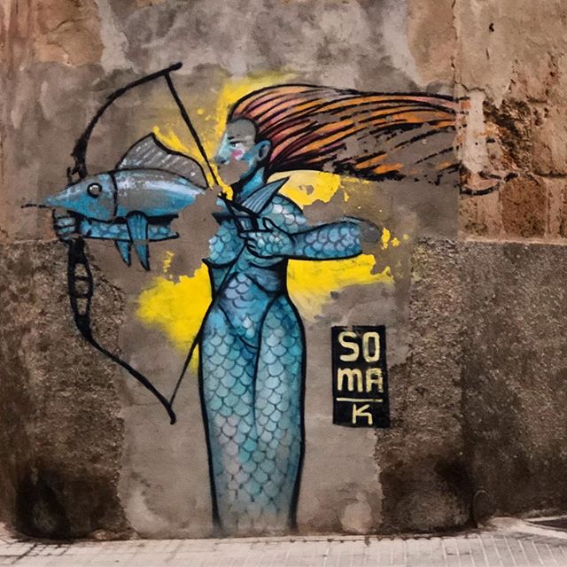 Sea Lady #mallorca #streetart